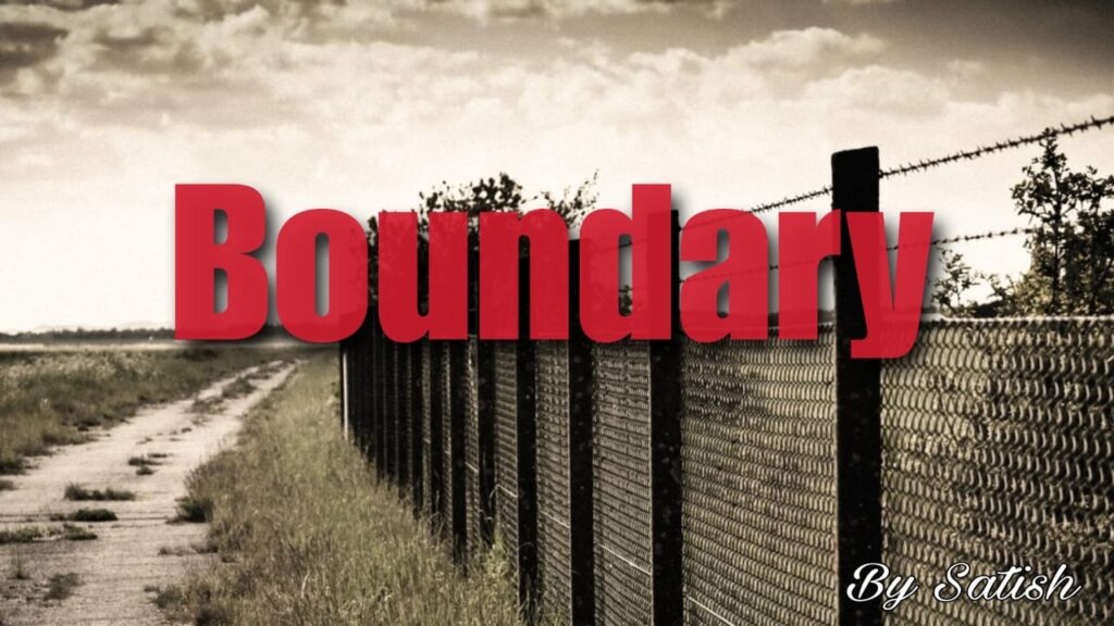 Boundary